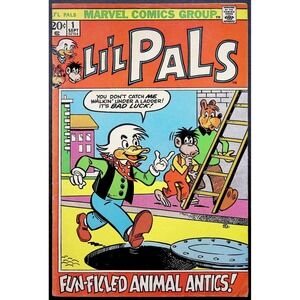 Lil' Pals #1 Comic Book 1st Issue Marvel Stan Lee Vintage‎ Bronze Age F/VG